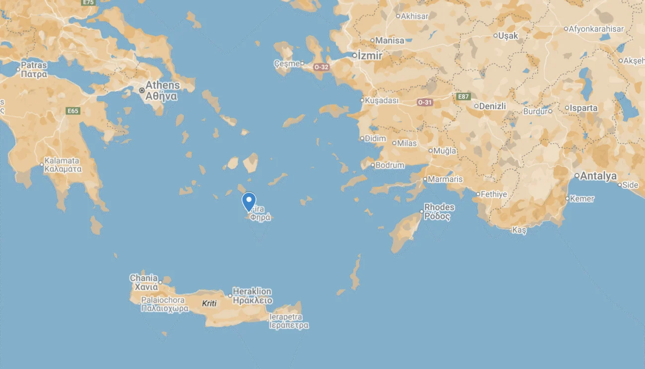 Ferry from Santorini to Anafi