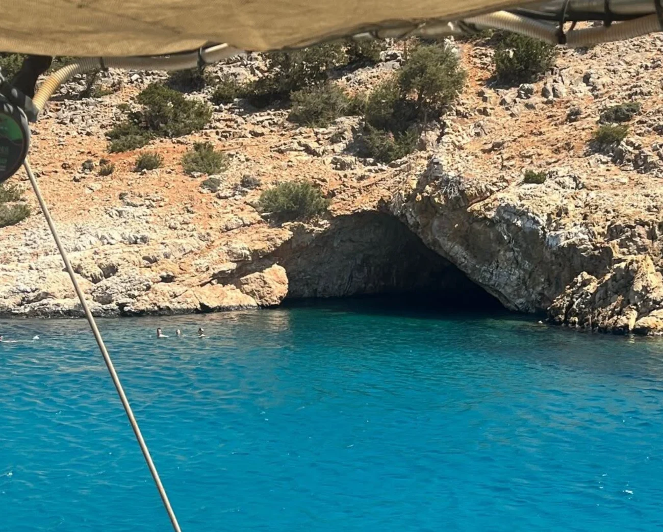 Rinas cave Naxos Greece