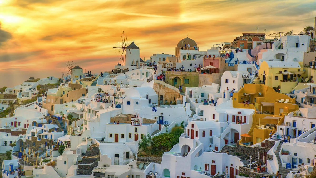 Oia Village in Santorini