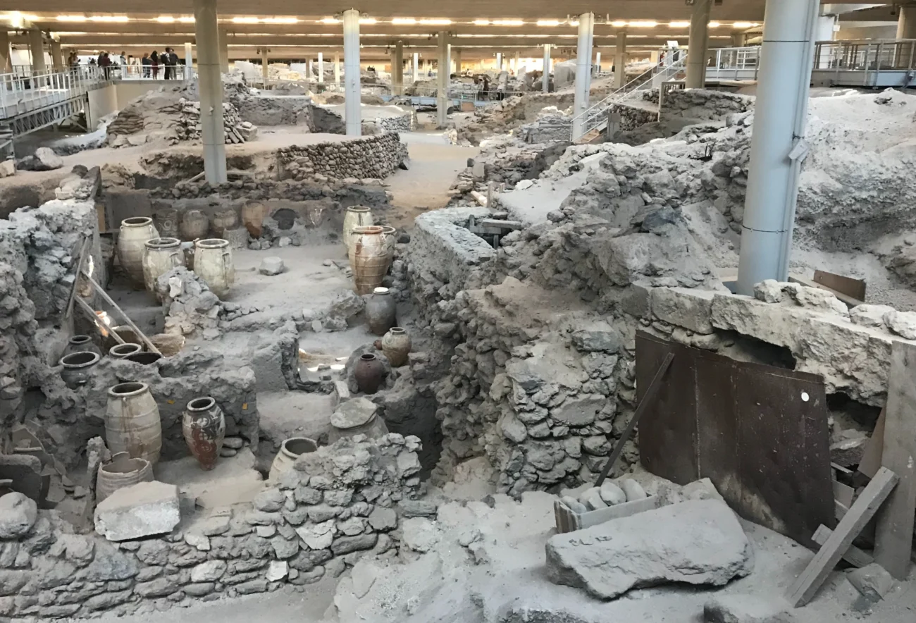 Ancient Akrotiri Santorini